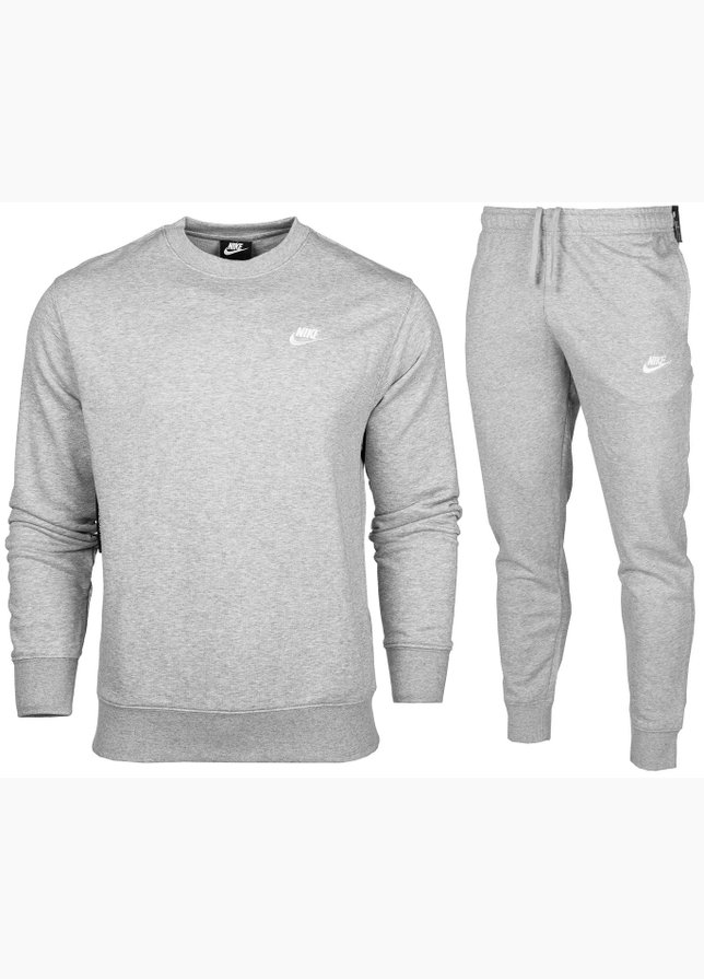 Nike Komplet męski Club Fleece Jogger Crew BV2662 063/BV2671 063 Nike Komplet męski Club Fleece Jogger Crew BV2662 063/BV2671 063