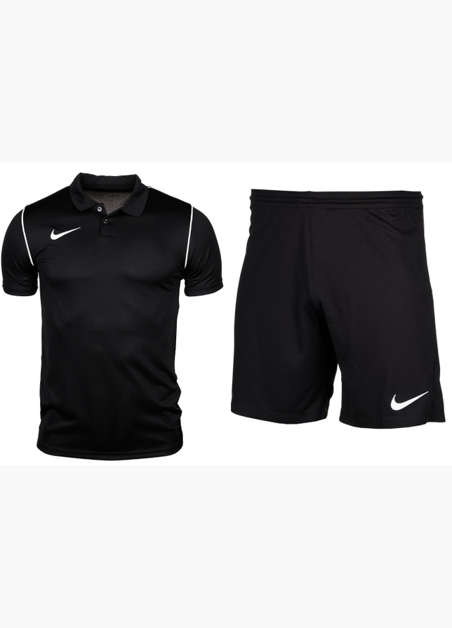 Nike męski strój sportowy koszulka spodenki M Dry Park 20 Polo BV6879 010/BV6855 010 Nike męski strój sportowy koszulka spodenki M Dry Park 20 Polo BV6879 010/BV6855 010