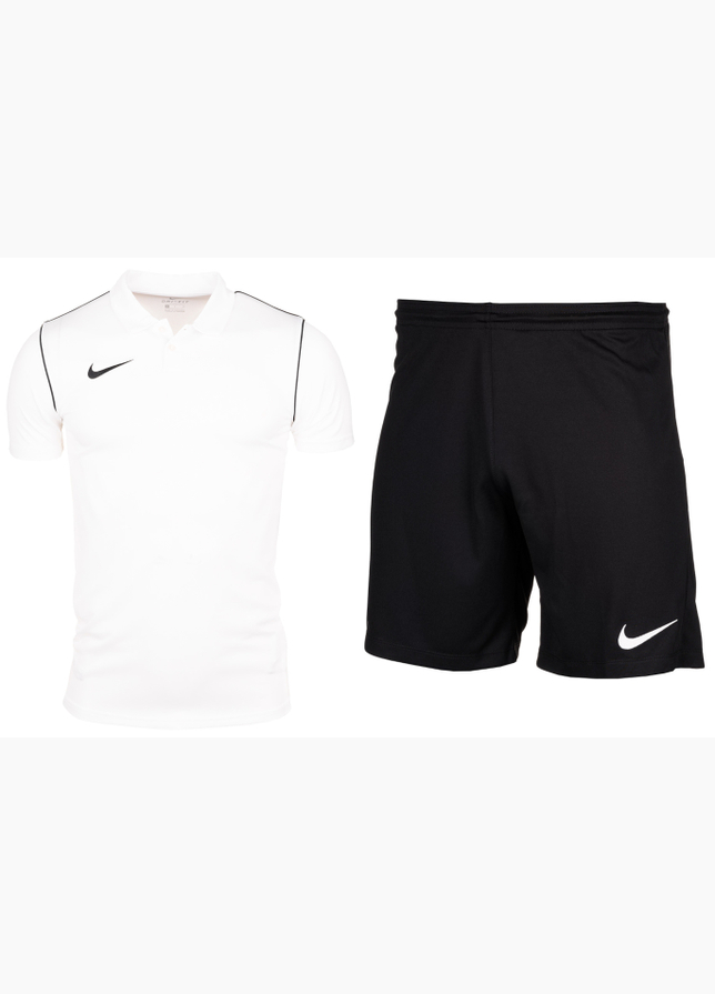 Nike męski strój sportowy koszulka spodenki M Dry Park 20 Polo BV6879 100/BV6855 010 Nike męski strój sportowy koszulka spodenki M Dry Park 20 Polo BV6879 100/BV6855 010