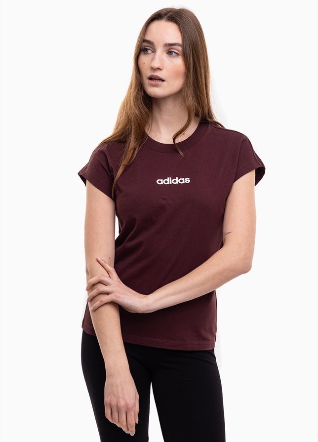 adidas Koszulka damska Essentials Linear Cotton JG8663 adidas Koszulka damska Essentials Linear Cotton JG8663