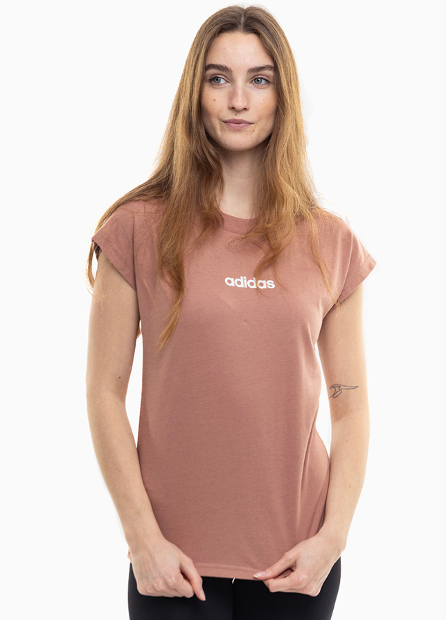 adidas Koszulka damska Essentials Linear Cotton JG8664 adidas Koszulka damska Essentials Linear Cotton JG8664