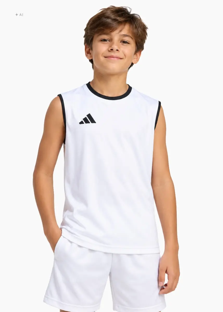 Koszulka treningowa dla dzieci adidas Entrada 26 Sleeveless Jersey KB3935