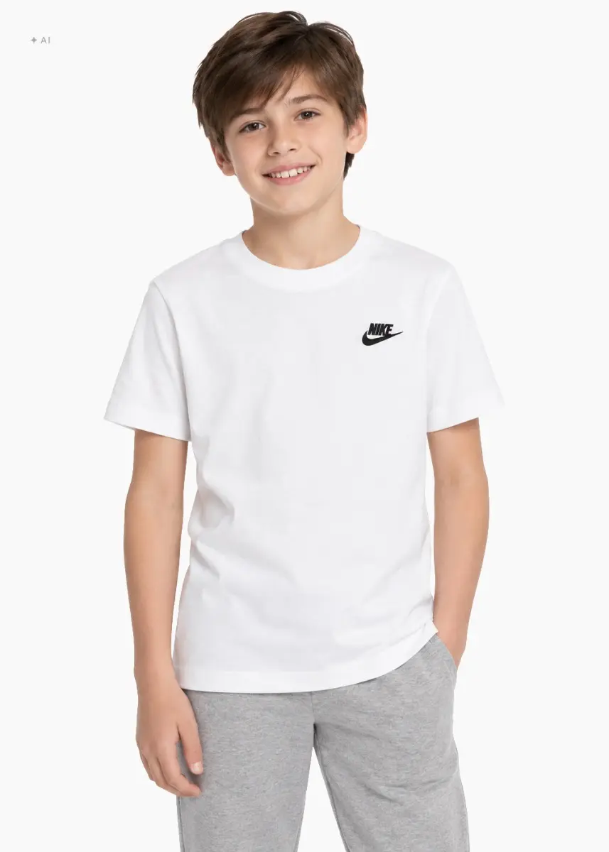 Koszulka bawełniana dla dzieci Nike Sportswear FZ5177 100