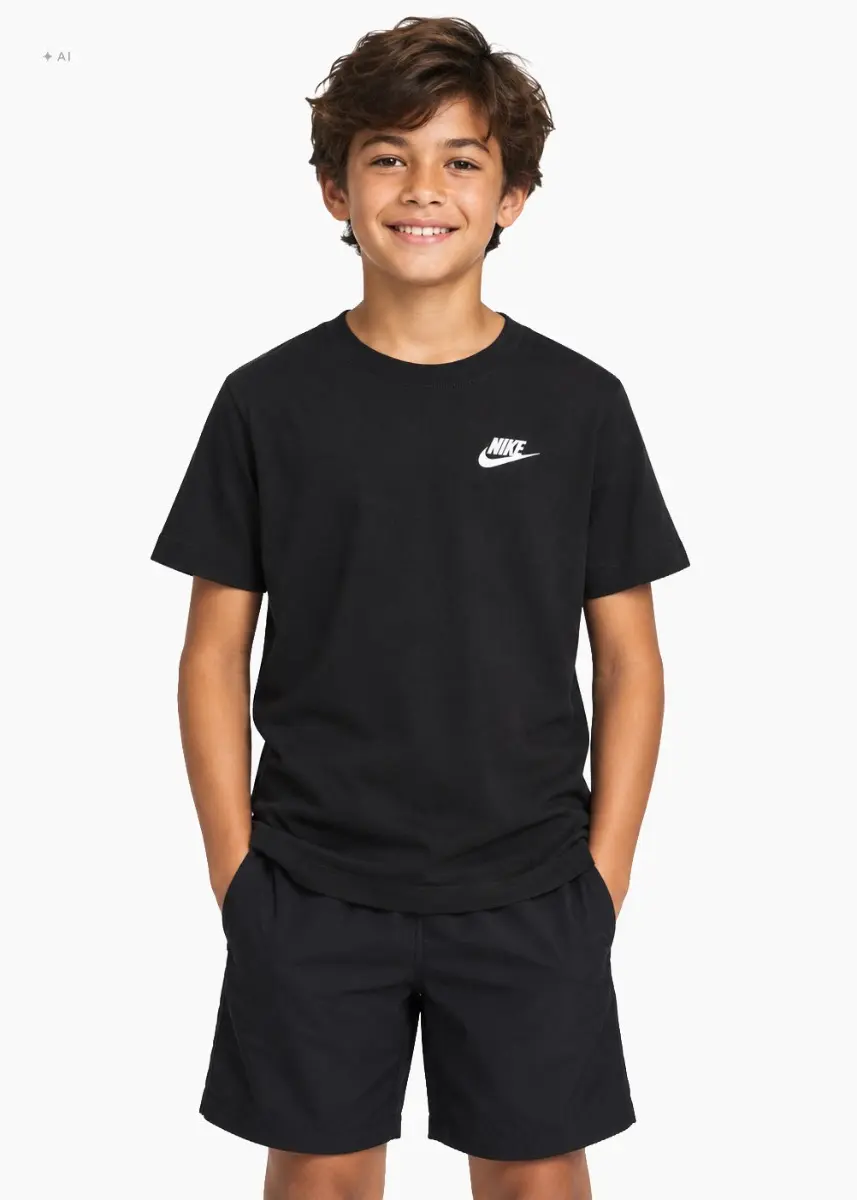 Koszulka bawełniana dla dzieci Nike Sportswear FZ5177 010