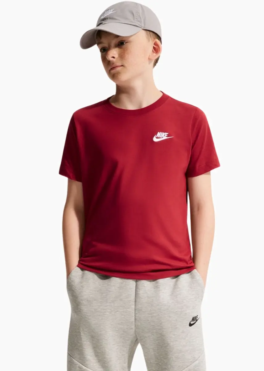 Koszulka bawełniana dla dzieci Nike Sportswear FZ5177 608