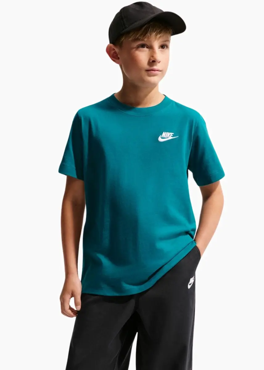Koszulka bawełniana dla dzieci Nike Sportswear FZ5177 372