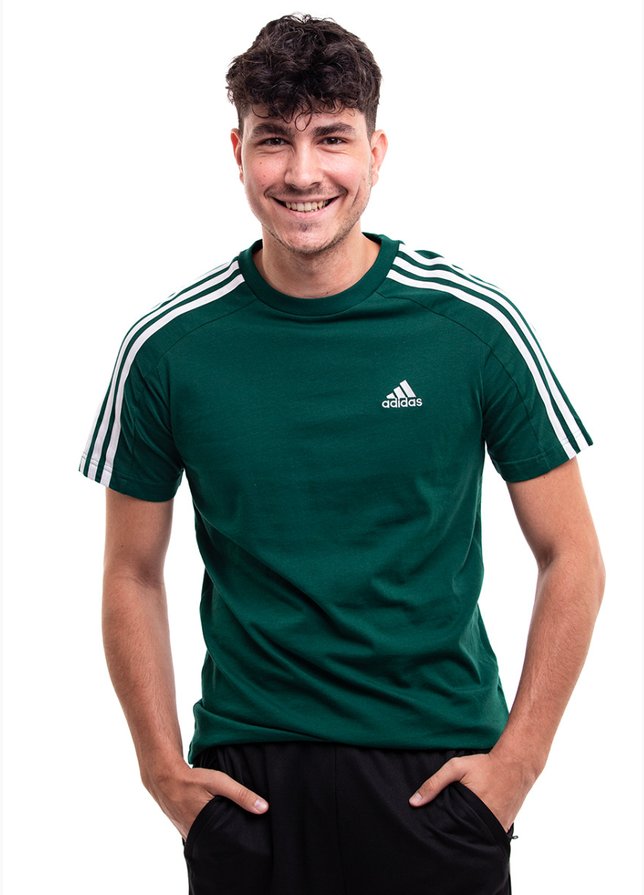 adidas Koszulka męska Essentials Single Jersey 3-Stripes Tee IS1333 adidas Koszulka męska Essentials Single Jersey 3-Stripes Tee IS1333