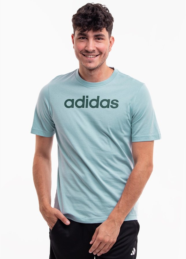 adidas Koszulka męska Essentials Single Jersey Linear Embroidered Logo Tee IJ8651 adidas Koszulka męska Essentials Single Jersey Linear Embroidered Logo Tee IJ8651