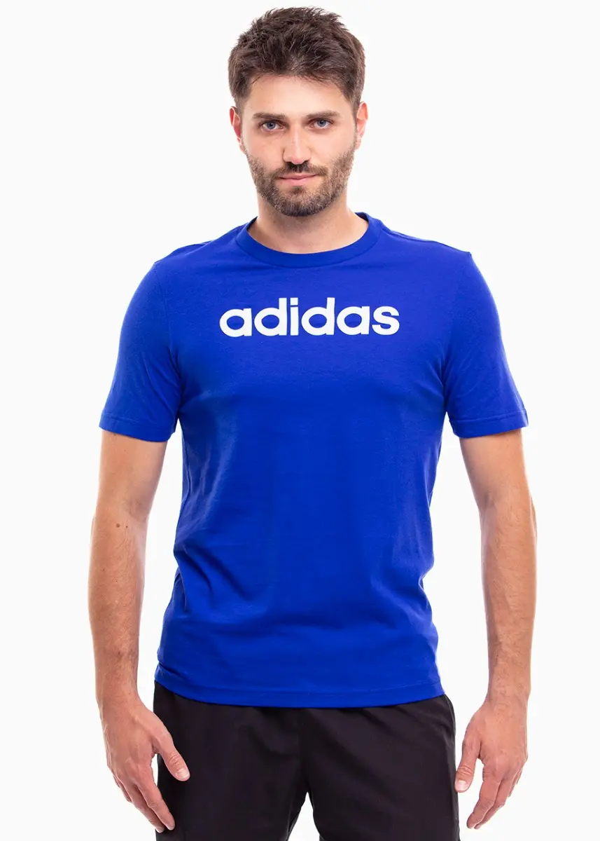 adidas Koszulka męska Essentials Single Jersey Linear Embroidered Logo Tee IC9279 EUR M OUTLET