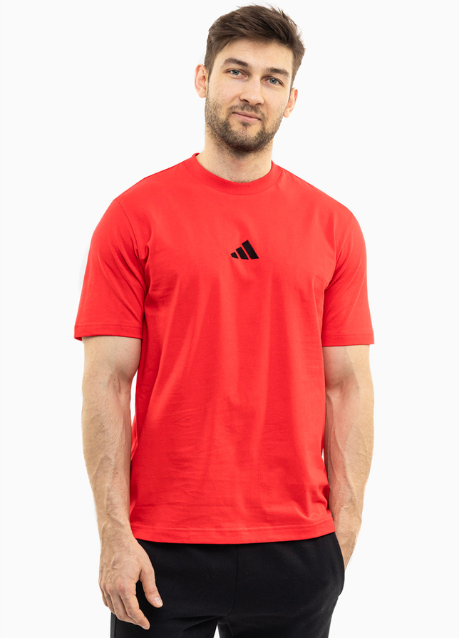 adidas Koszulka męska Essentials Small Logo Single Jersey JF1095 adidas Koszulka męska Essentials Small Logo Single Jersey JF1095