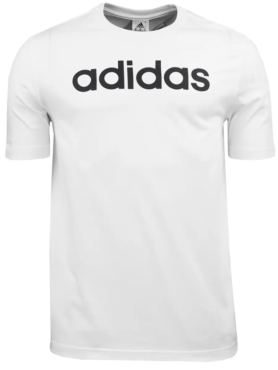 adidas Koszulka męska Essentials Single Jersey Linear Embroidered Logo Tee IC9276 EUR L OUTLET