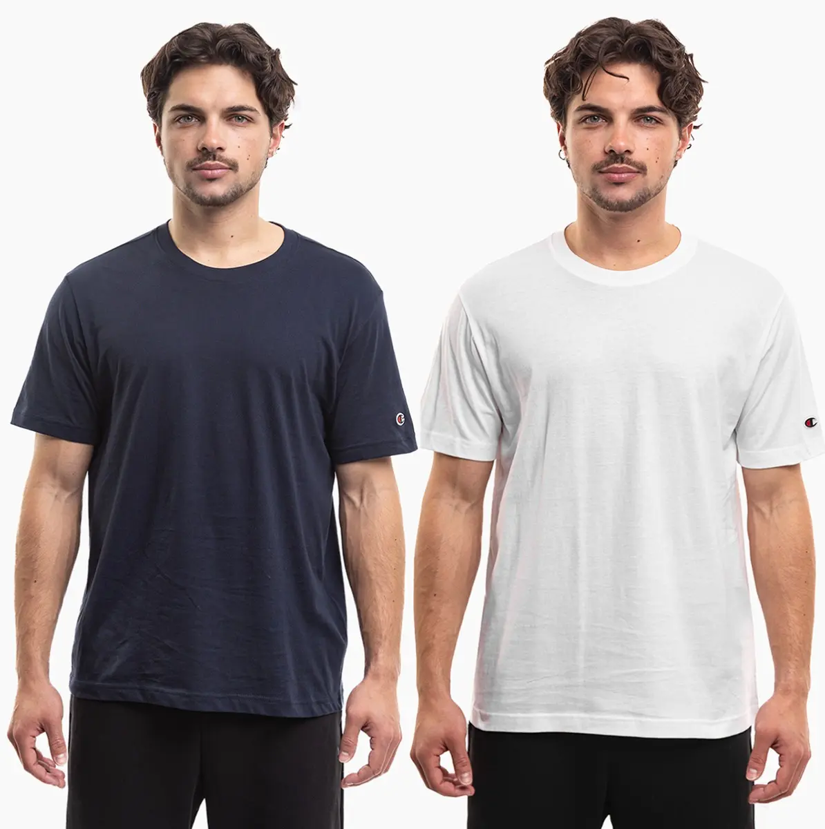 Koszulka męska Champion Short Sleeve T-shirt 2-pak 220267 WW001