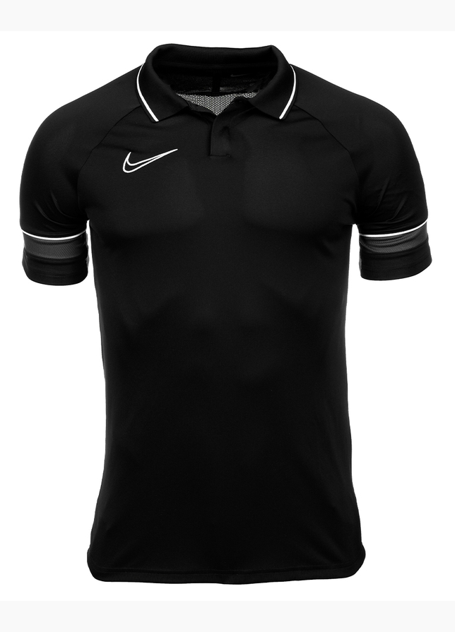 Nike Koszulka męska DF Academy 21 Polo SS czarna CW6104 014 Nike Koszulka męska DF Academy 21 Polo SS czarna CW6104 014