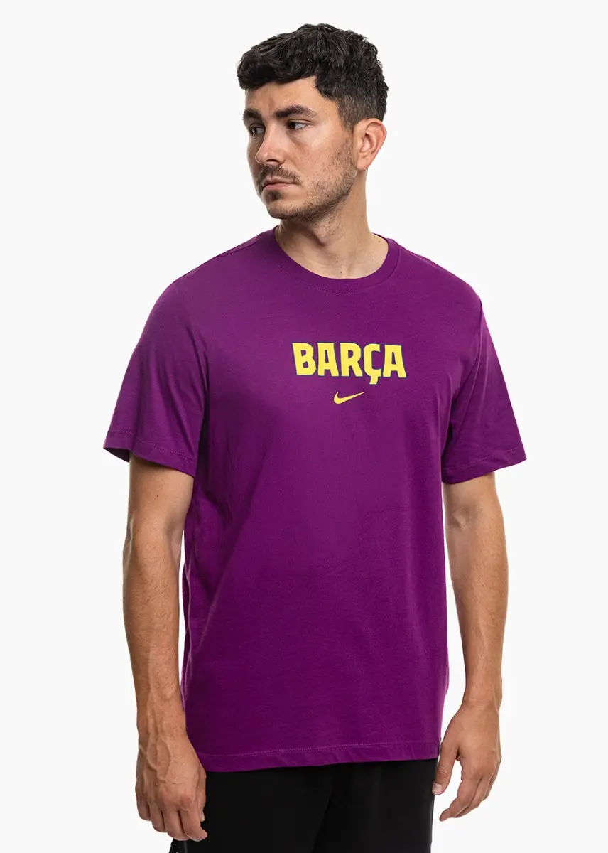 Koszulka męska Nike FC Barcelona Wordmark Tee HQ8406 595