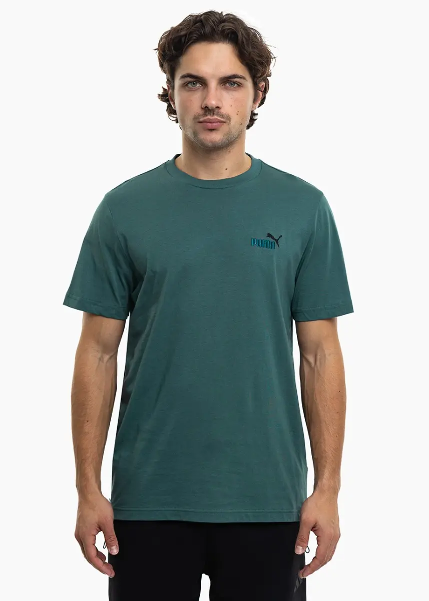 Koszulka męska bawełniana Puma Ess 2 Color Small No. 1 Logo Tee 684717 90