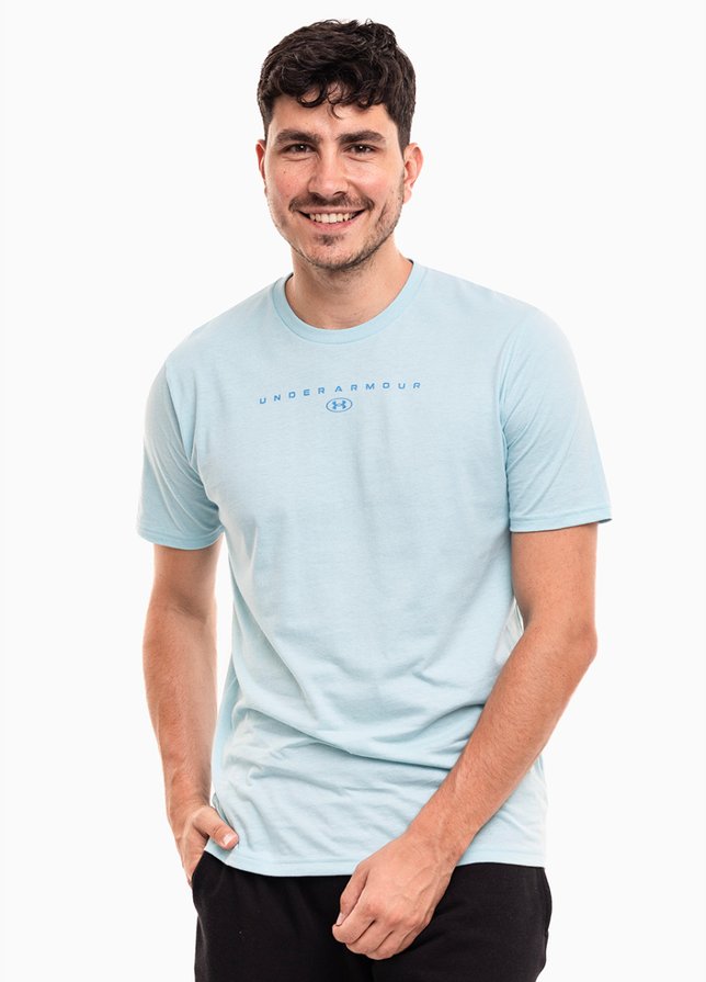 Under Armour Koszulka męska Stacked Logo SS 6000211 494 Under Armour Koszulka męska Stacked Logo SS 6000211 494