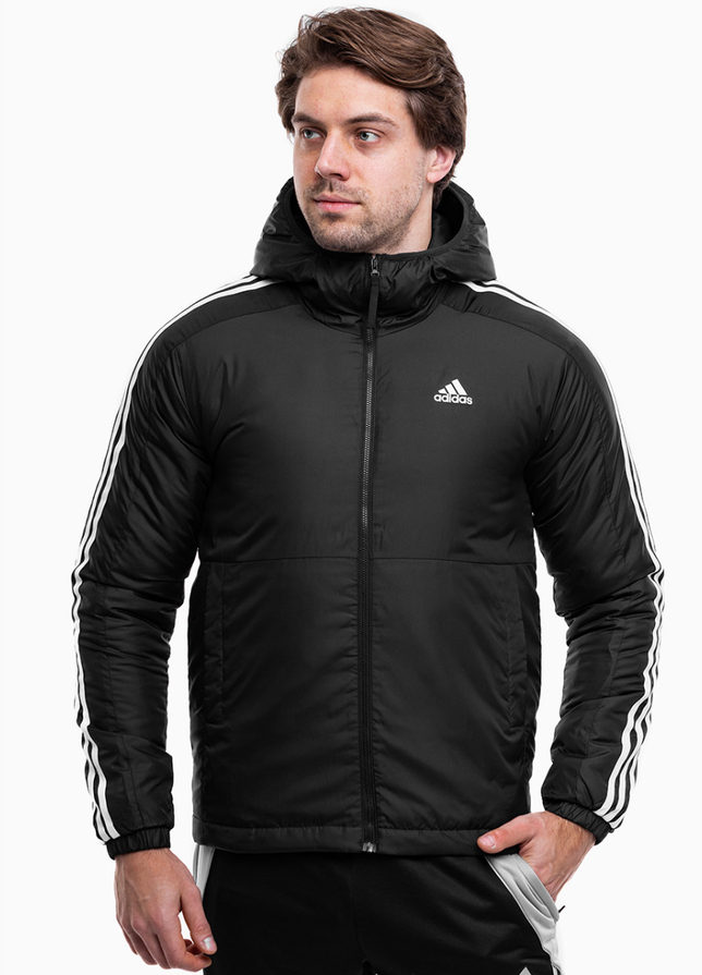 adidas Kurtka męska Essentials 3-Stripes Insulated Hooded IN7194 EUR M OUTLET adidas Kurtka męska Essentials 3-Stripes Insulated Hooded IN7194 EUR M OUTLET