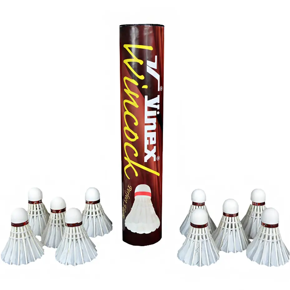 NO10 Lotki do badmintona piórkowe Vinex Wincock 10pcs VSCO-W10