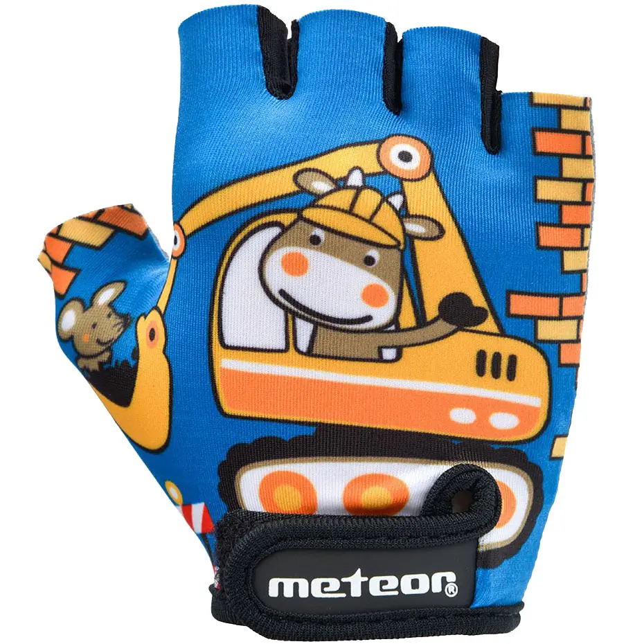 Meteor Rękawiczki rowerowe dla dzieci Teddy Builder Jr 26184-26185-26186