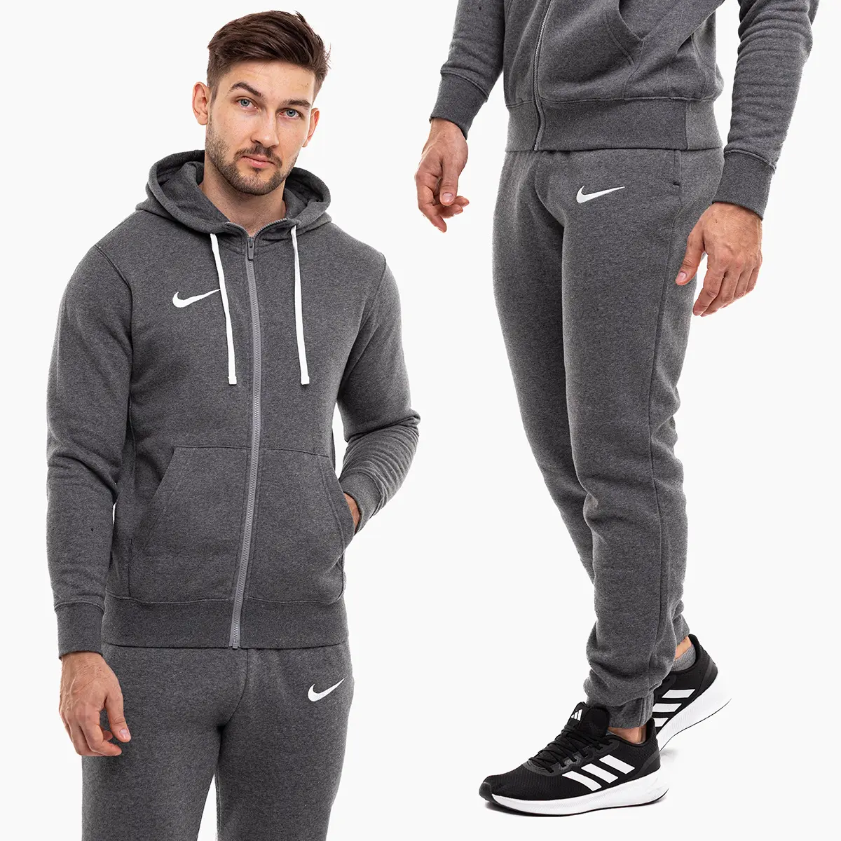 Nike Dres męski Nike Park 20 Full Zip Hoodie CW6887 071 / CW6907 071