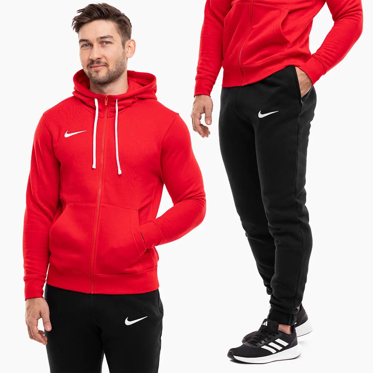 Nike Dres męski Nike Park 20 Full Zip Hoodie CW6887 657 / CW6907 010