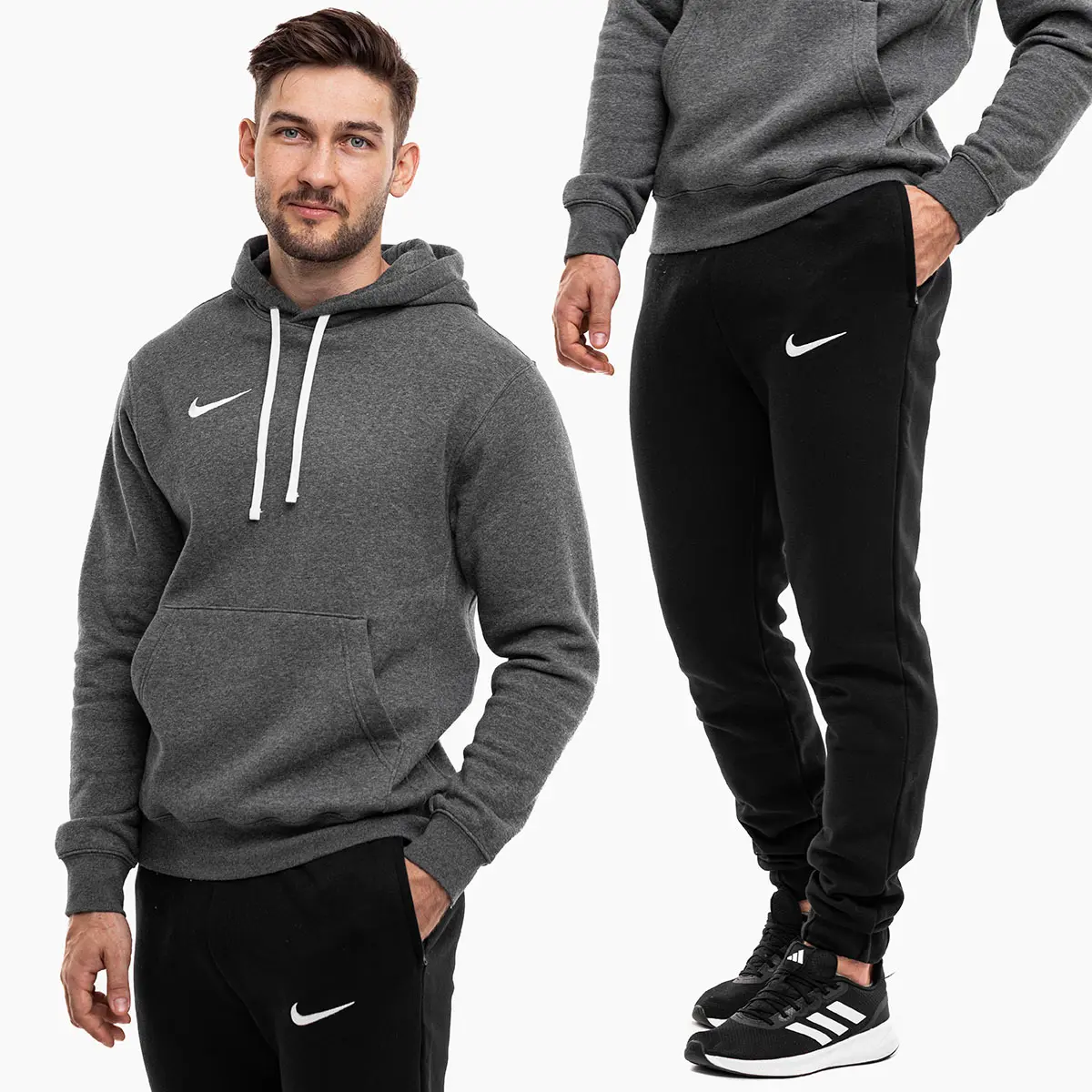 Nike Dres Męski Park 20 Hoodie CW6894 071/CW6907 010