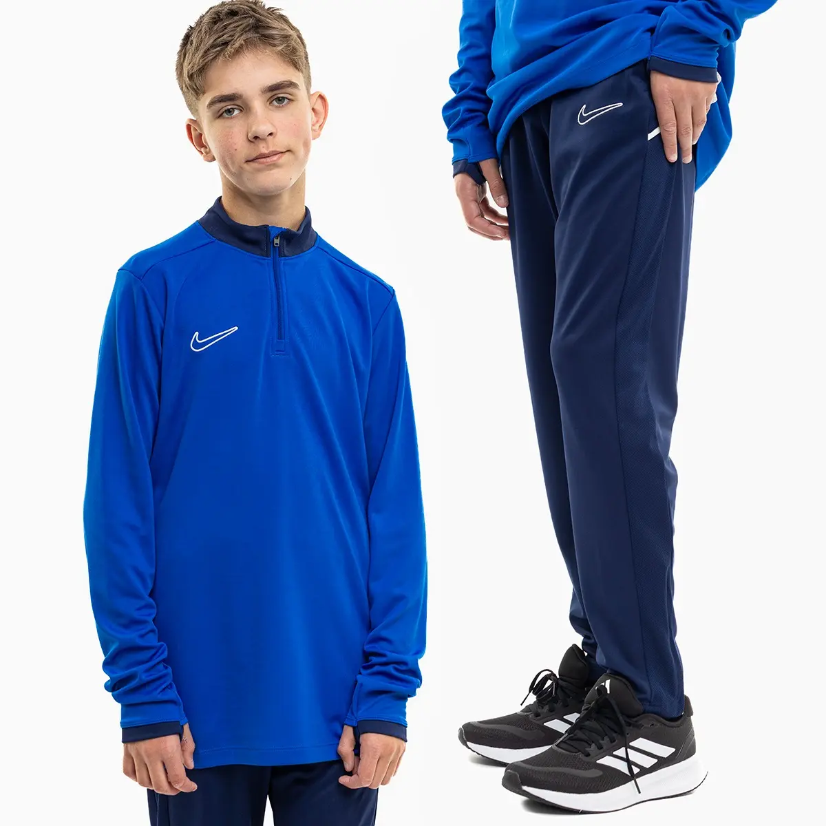 Nike Komplet dziecięcy Dri-Fit Academy 25 Drill FZ9773 463/FZ9816 410