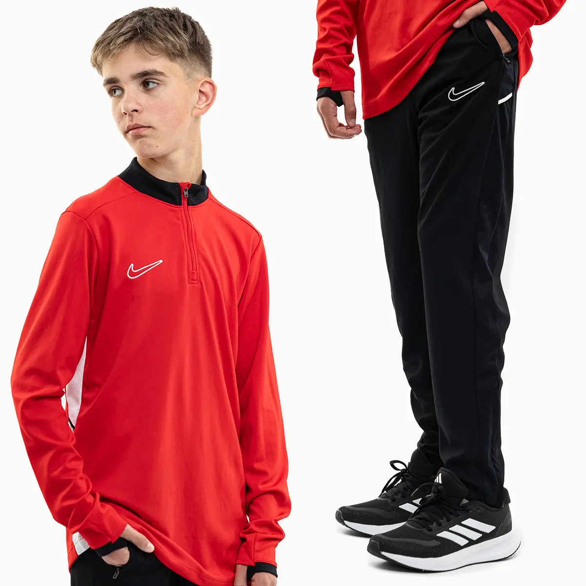 Nike Komplet dziecięcy Dri-Fit Academy 25 Drill FZ9773 657/FZ9816 010