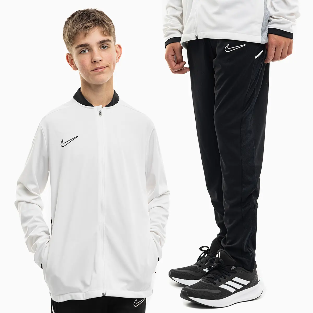 Nike Komplet dziecięcy Dri-Fit Academy 25 Track FZ9836 100/FZ9816 010