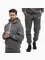 Zdjęcie Nike komplet męski Park 26 Fleece Pull Over Hooded szary bluza z kapturem i spodnie dresowe IO9035 071/IB1248 071 wariantu produktu