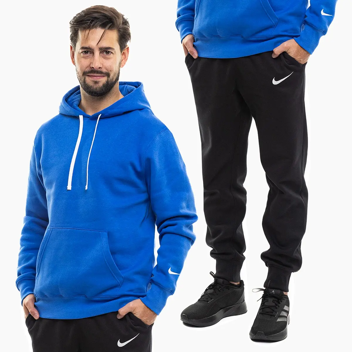 Nike Komplet męski Park 26 Fleece Pull Over Hooded IO9035 463/IB1248 010
