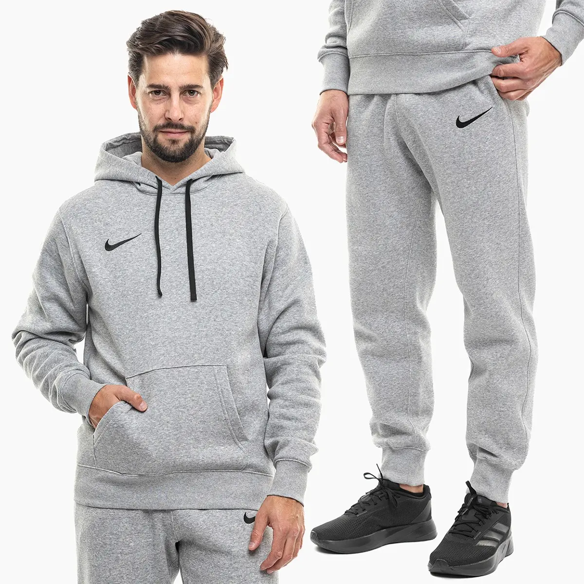 Nike Komplet męski Park 26 Fleece Pull Over Hoodie IB1222 063/IB1248 063