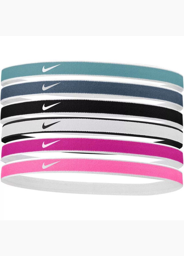 Nike Opaski na głowę Swoosh Sport 6pack N1002021412OS Nike Opaski na głowę Swoosh Sport 6pack N1002021412OS