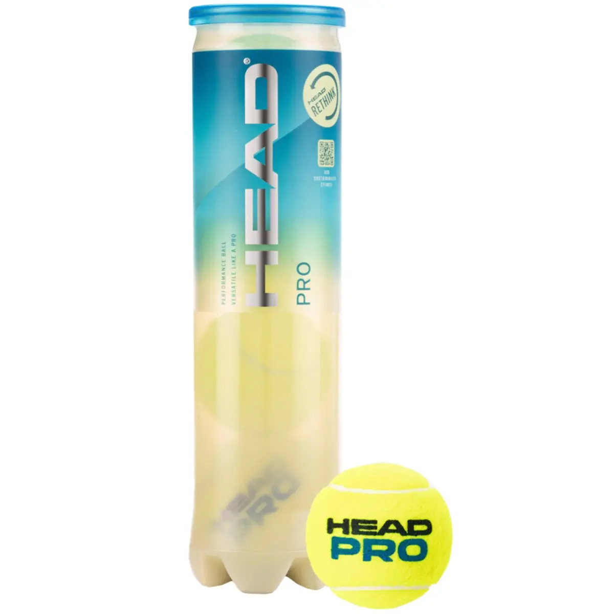 Head Piłki do tenisa ziemnego Pro 4pcs 571604
