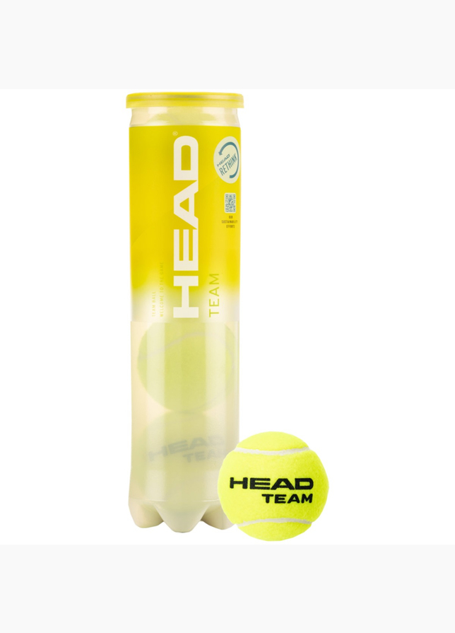 Head Piłki do tenisa ziemnego 4pcs Team Head Piłki do tenisa ziemnego 4pcs Team