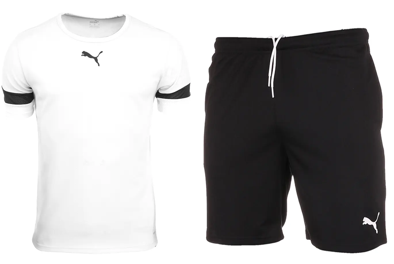 PUMA dziecięcy strój sportowy koszulka spodenki teamRISE Jersey Jr 704938 04/704943 04