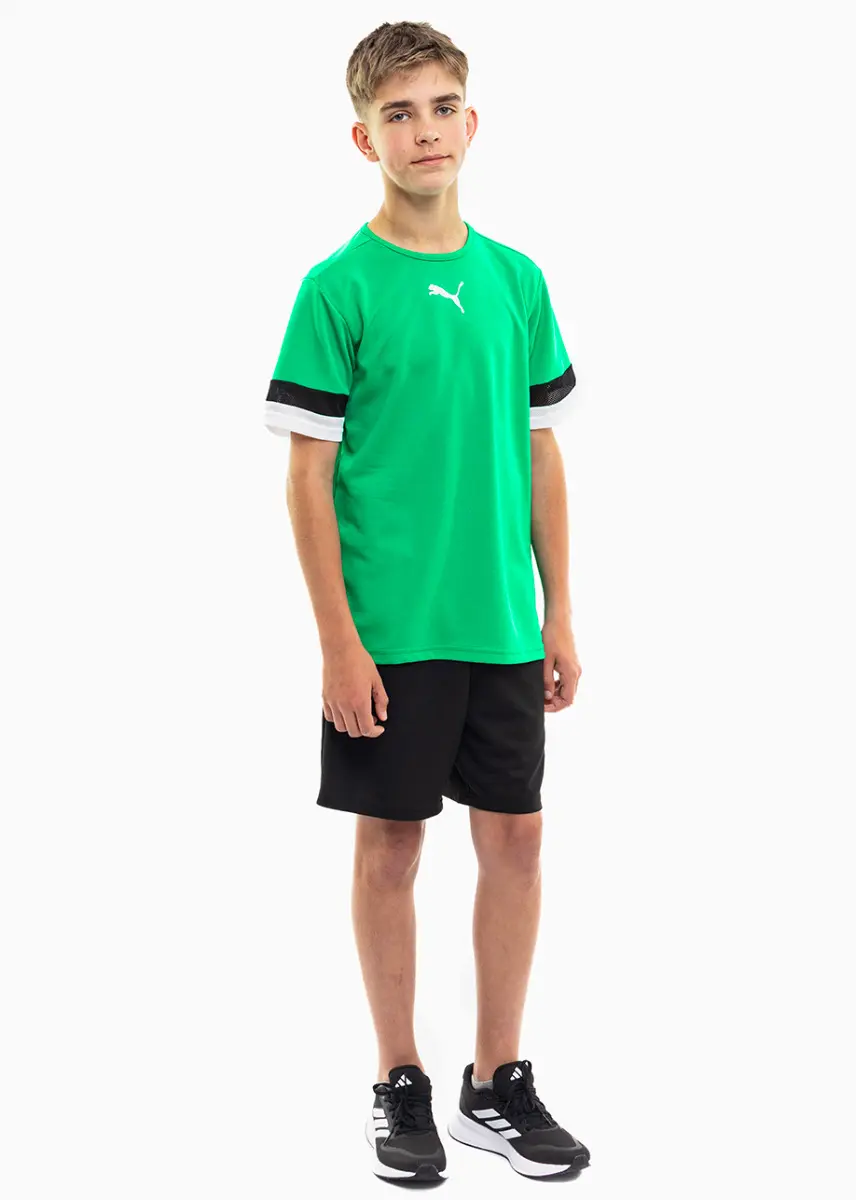 PUMA dziecięcy strój sportowy koszulka spodenki teamRISE Jersey Jr 704938 05/704943 04