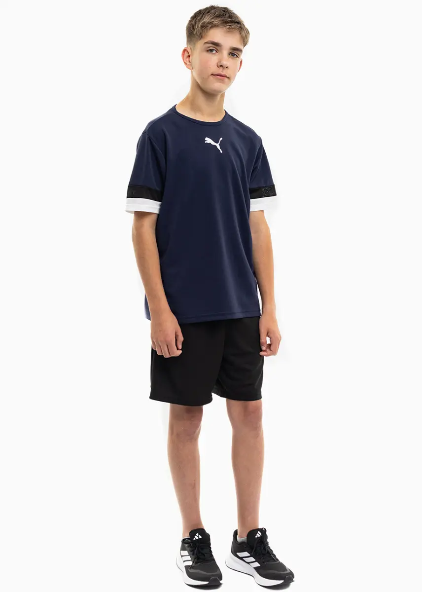 PUMA dziecięcy strój sportowy koszulka spodenki teamRISE Jersey Jr 704938 06/704943 04