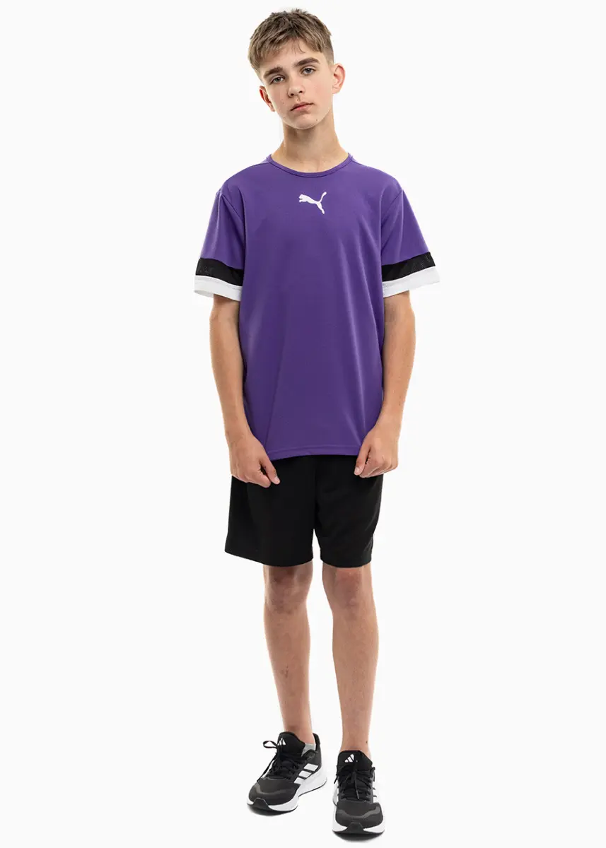 PUMA dziecięcy strój sportowy koszulka spodenki teamRISE Jersey Jr 704938 10/704943 04