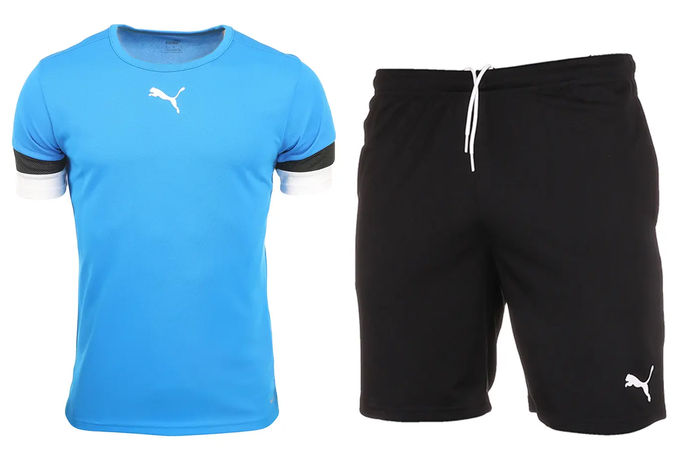 PUMA męski strój sportowy koszulka spodenki teamRISE Jersey 704932 02/704942 04
