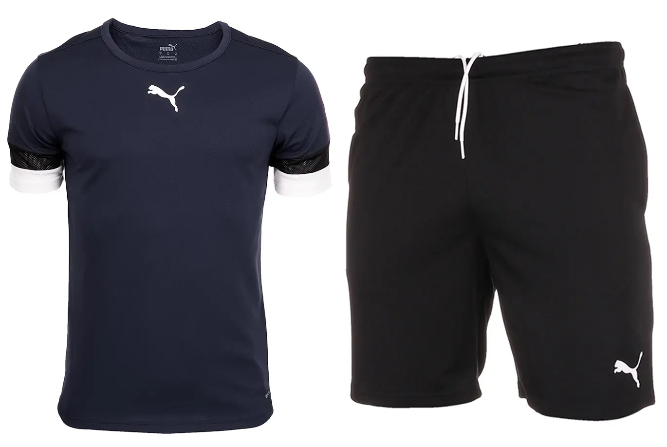PUMA męski strój sportowy koszulka spodenki teamRISE Jersey 704932 06/704942 04