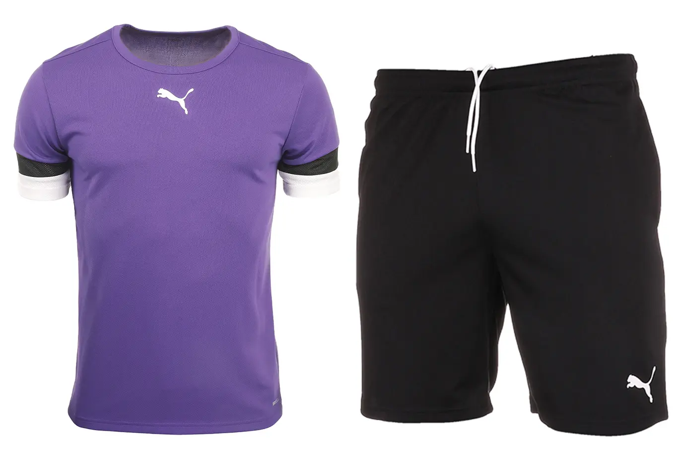 PUMA męski strój sportowy koszulka spodenki teamRISE Jersey 704932 10/704942 04