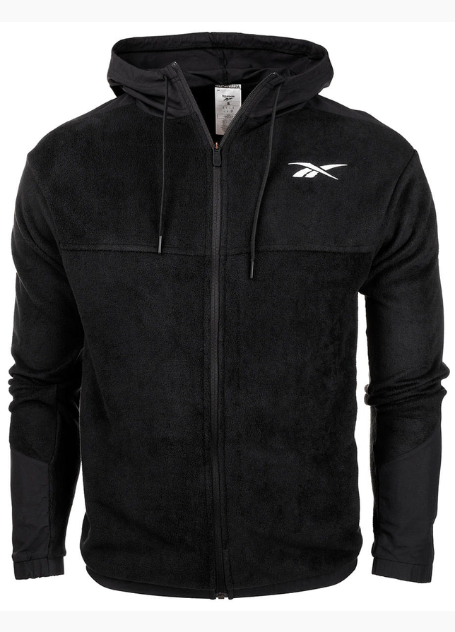 Reebok Bluza męska Workout Ready Fleece Full Zip Hoodie FS8450 Reebok Bluza męska Workout Ready Fleece Full Zip Hoodie FS8450