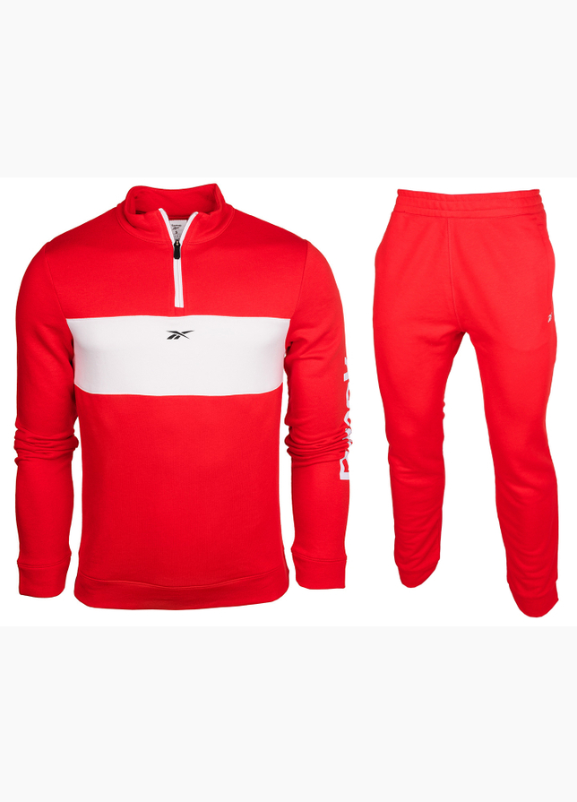 Reebok Dres Te Linear Logo TS komplet spodnie bluza FU3197 Reebok Dres Te Linear Logo TS komplet spodnie bluza FU3197