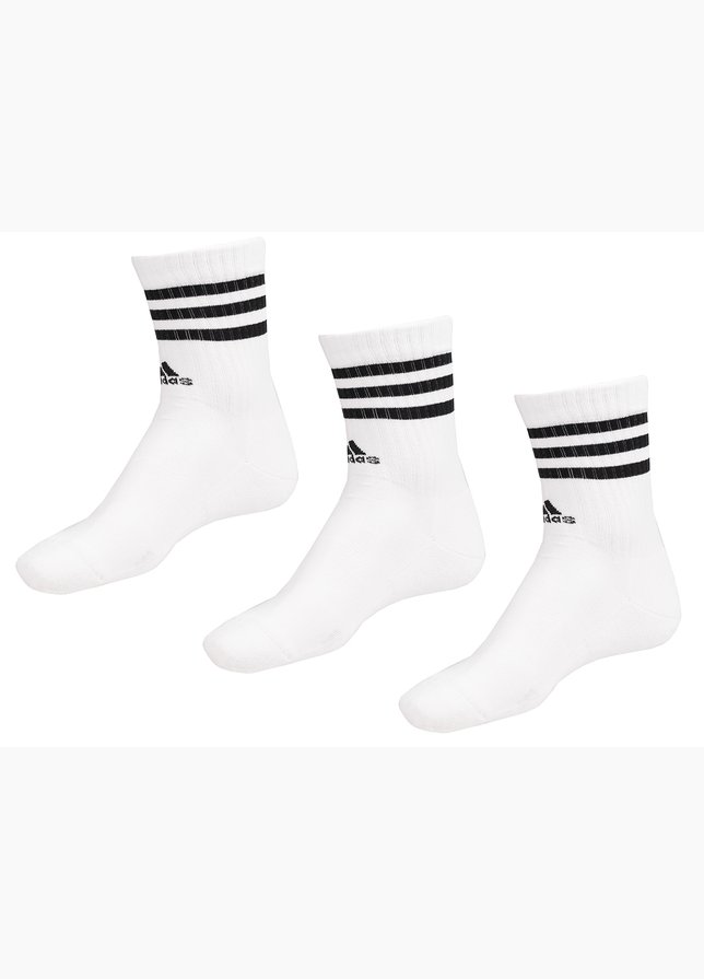 adidas Skarpety 3-Stripes Cushioned Crew Socks 3P HT3458 adidas Skarpety 3-Stripes Cushioned Crew Socks 3P HT3458