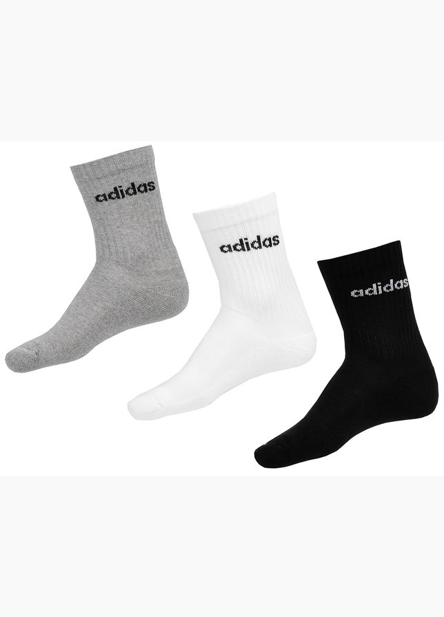adidas Skarpety Linear Crew Cushioned Socks 3P IC1302 adidas Skarpety Linear Crew Cushioned Socks 3P IC1302