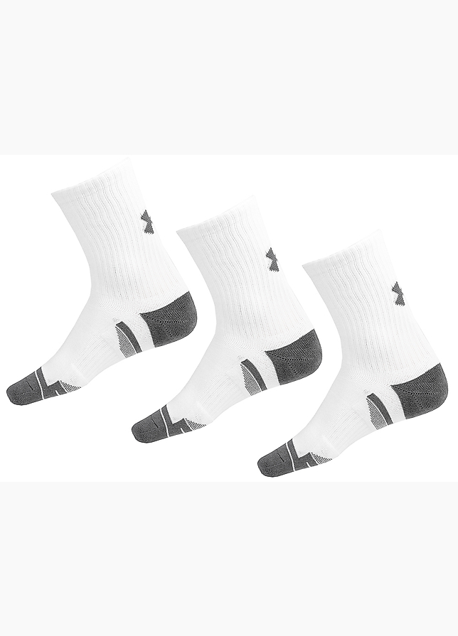 Under Armour Skarpety Performance Cotton 3pack 1379530 100 Under Armour Skarpety Performance Cotton 3pack 1379530 100