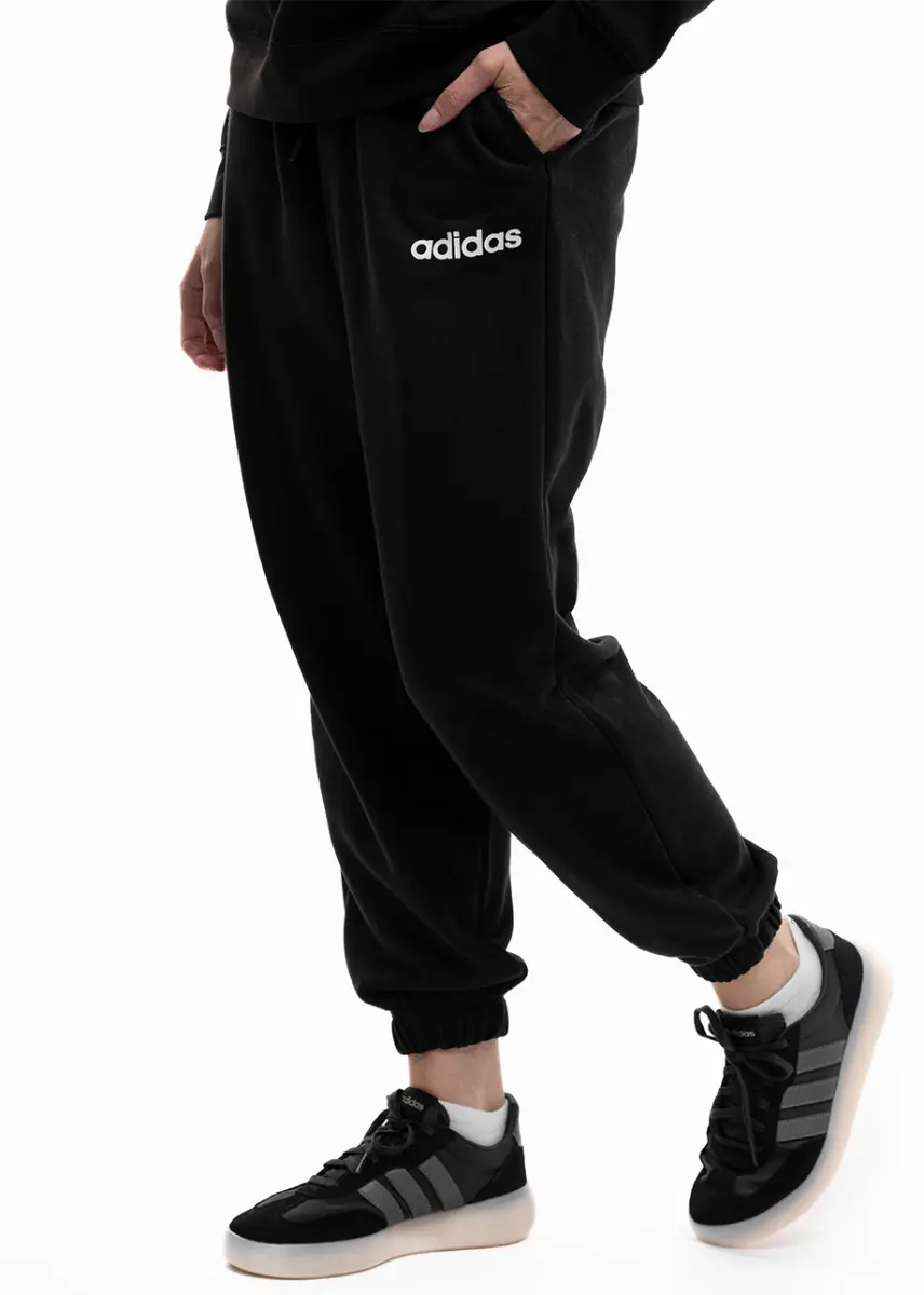 adidas Spodnie damskie Essentials Linear French Terry Cuffed Pants JC5948