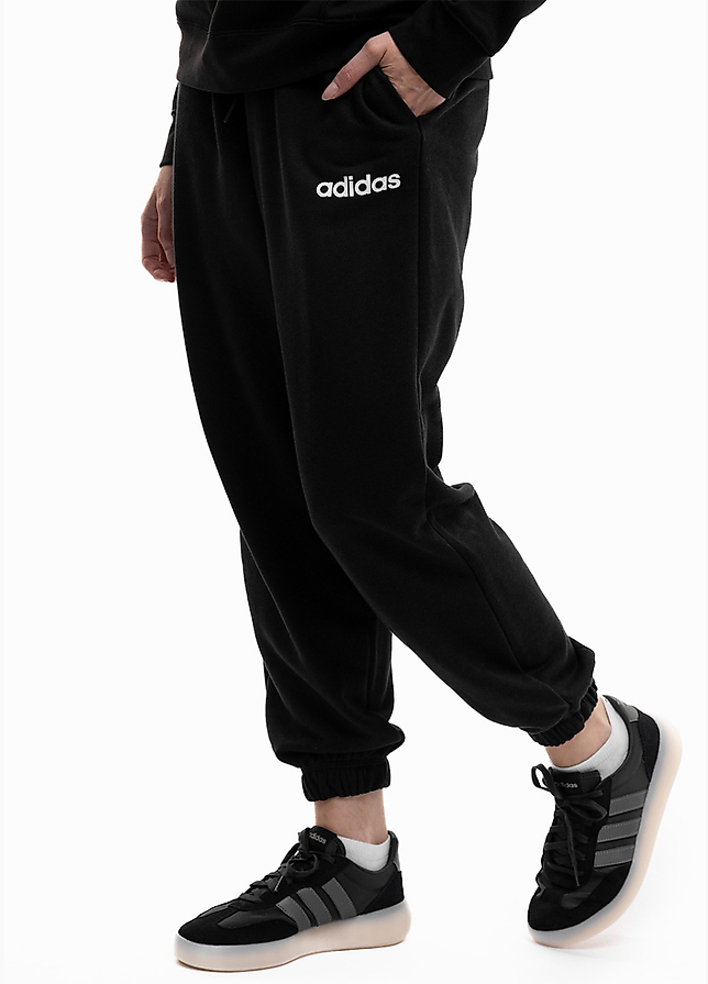 adidas Spodnie damskie Essentials Linear French Terry Cuffed Pants JC5948 adidas Spodnie damskie Essentials Linear French Terry Cuffed Pants JC5948