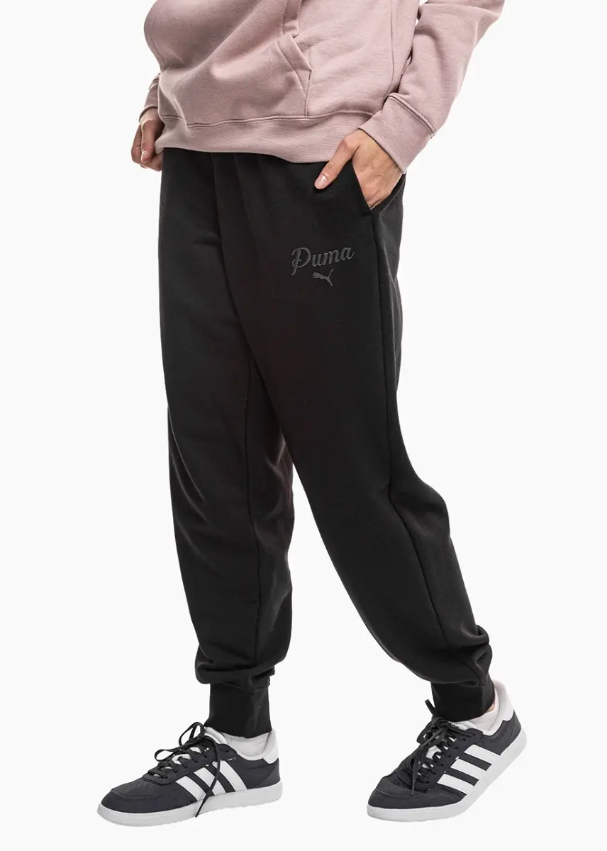 Spodnie damskie Puma ESS Script Comfort 691763 01